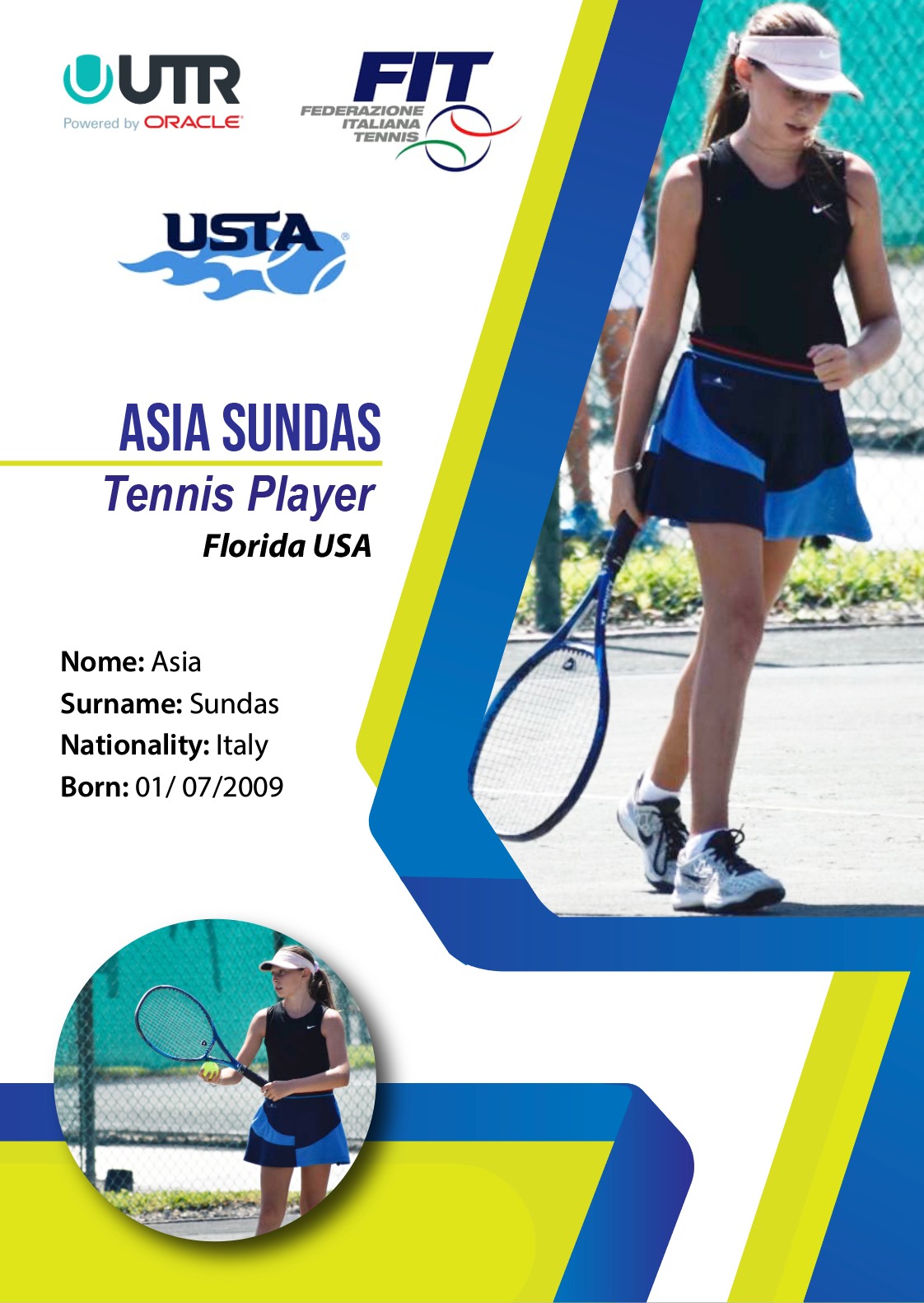 Asia  Tennis Player